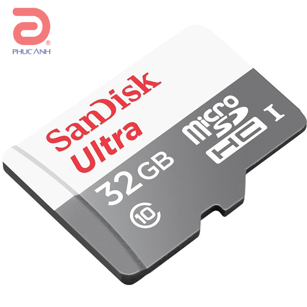 Thẻ nhớ Micro SD Sandisk 32Gb Class 10 Read 80MB