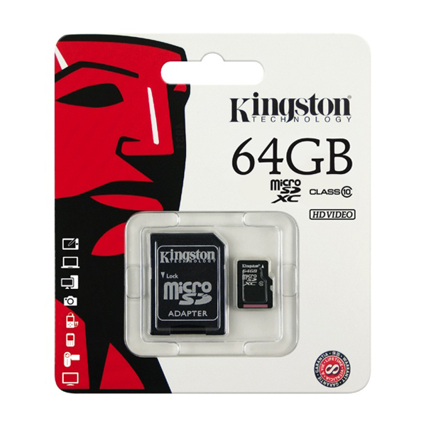 Thẻ nhớ SD Kingston 64Gb Class 10