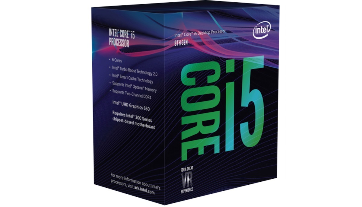 CPU Intel Core i5 9400 2.9 GHz turbo up to 4.1 GHz