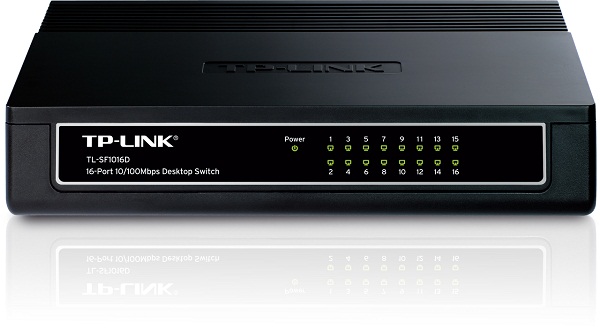 TP Link TL-SF1016D 16-ports 10/100M