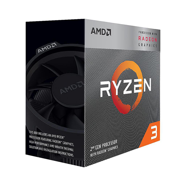 CPU AMD Ryzen 3 3200G (Up to 4.0Ghz/ 6Mb cache)