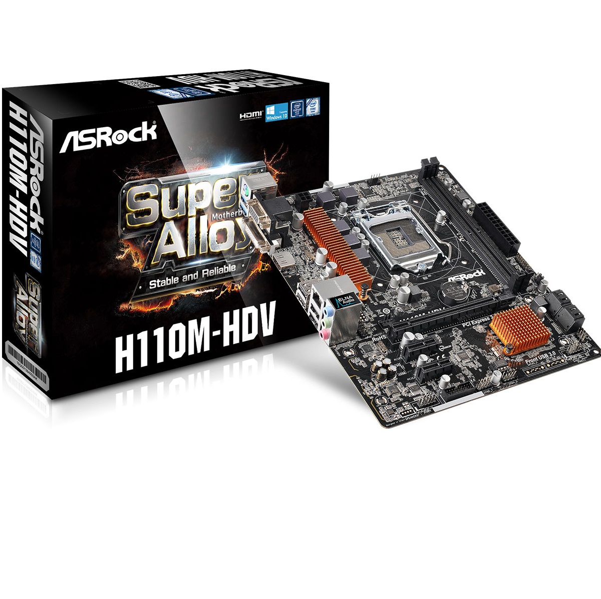 Main Asrock H110M-HDV