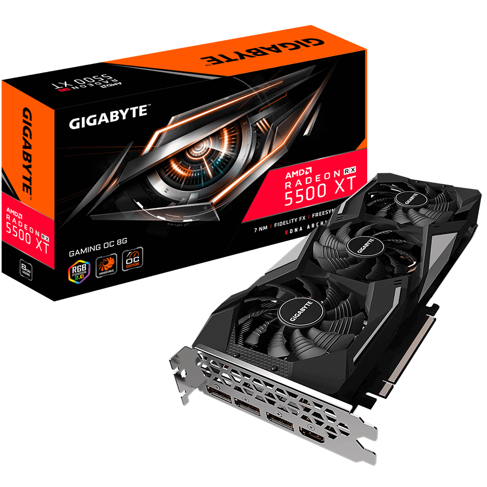 VGA Gigabyte Radeon RX 5500 XT OC 4G